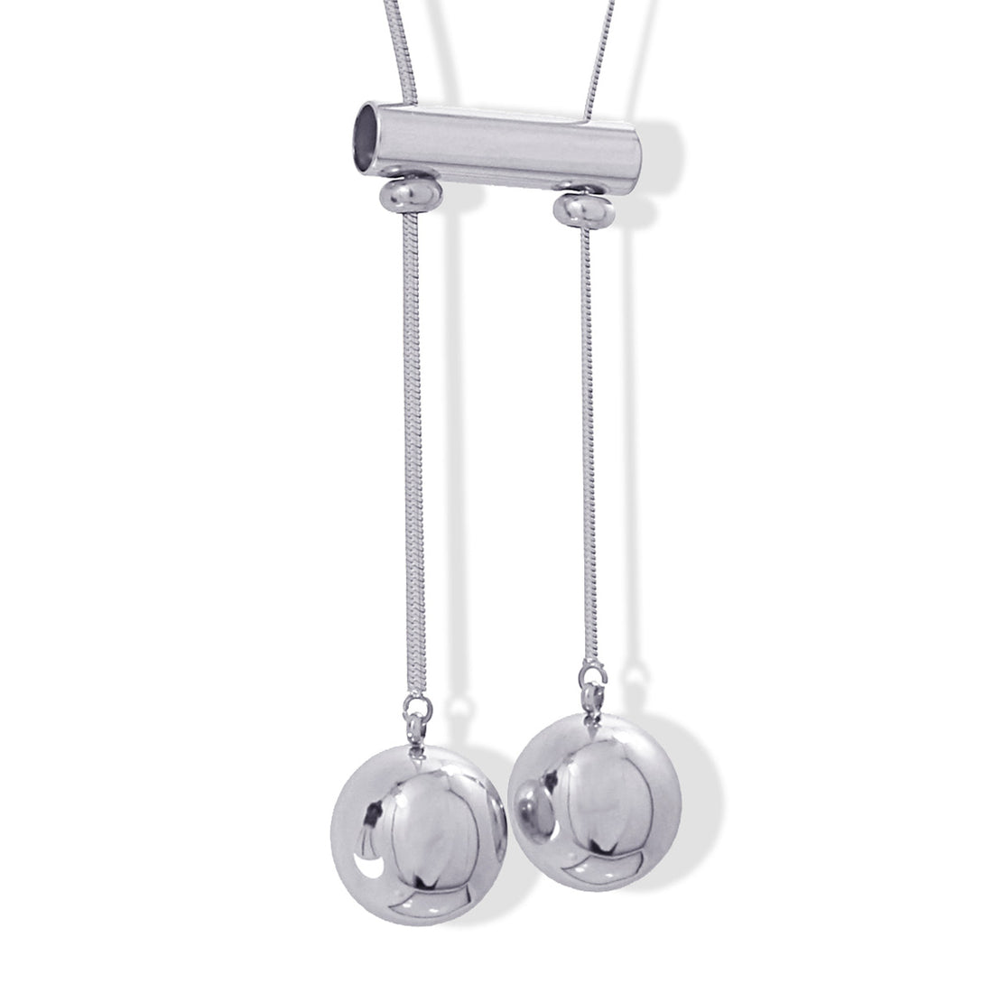 Collar Orbit Rotation Plateado Anartxy