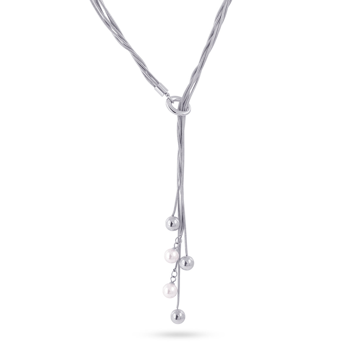 Collar Orbit Asteris Plateado Anartxy