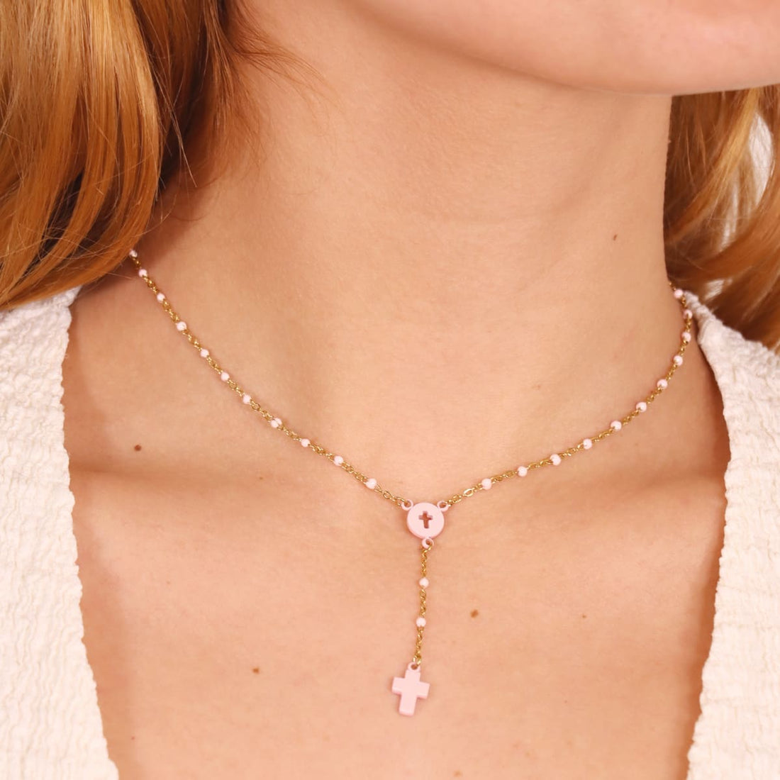 Collar Sacra Rosa Anartxy