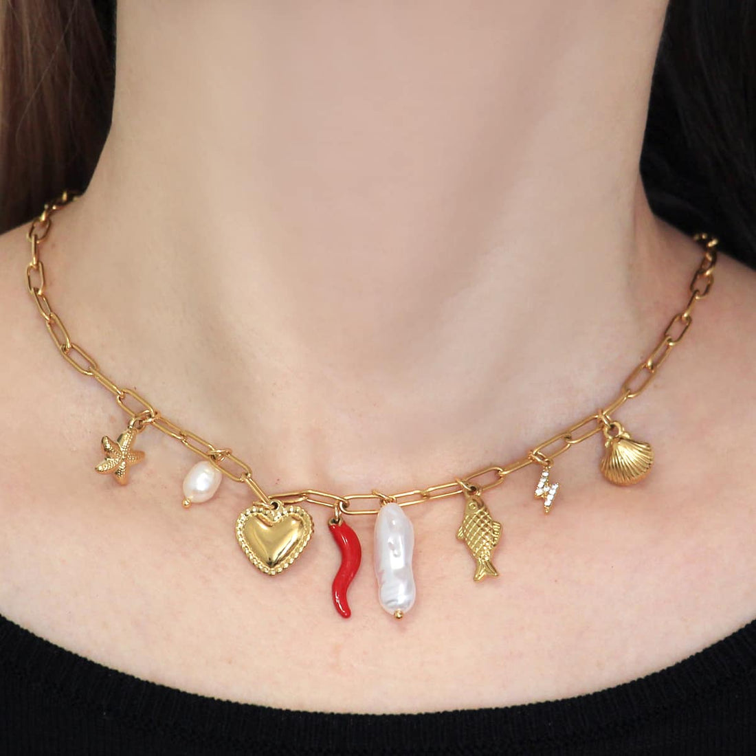 Collar Tide Salinity Dorado Anartxy