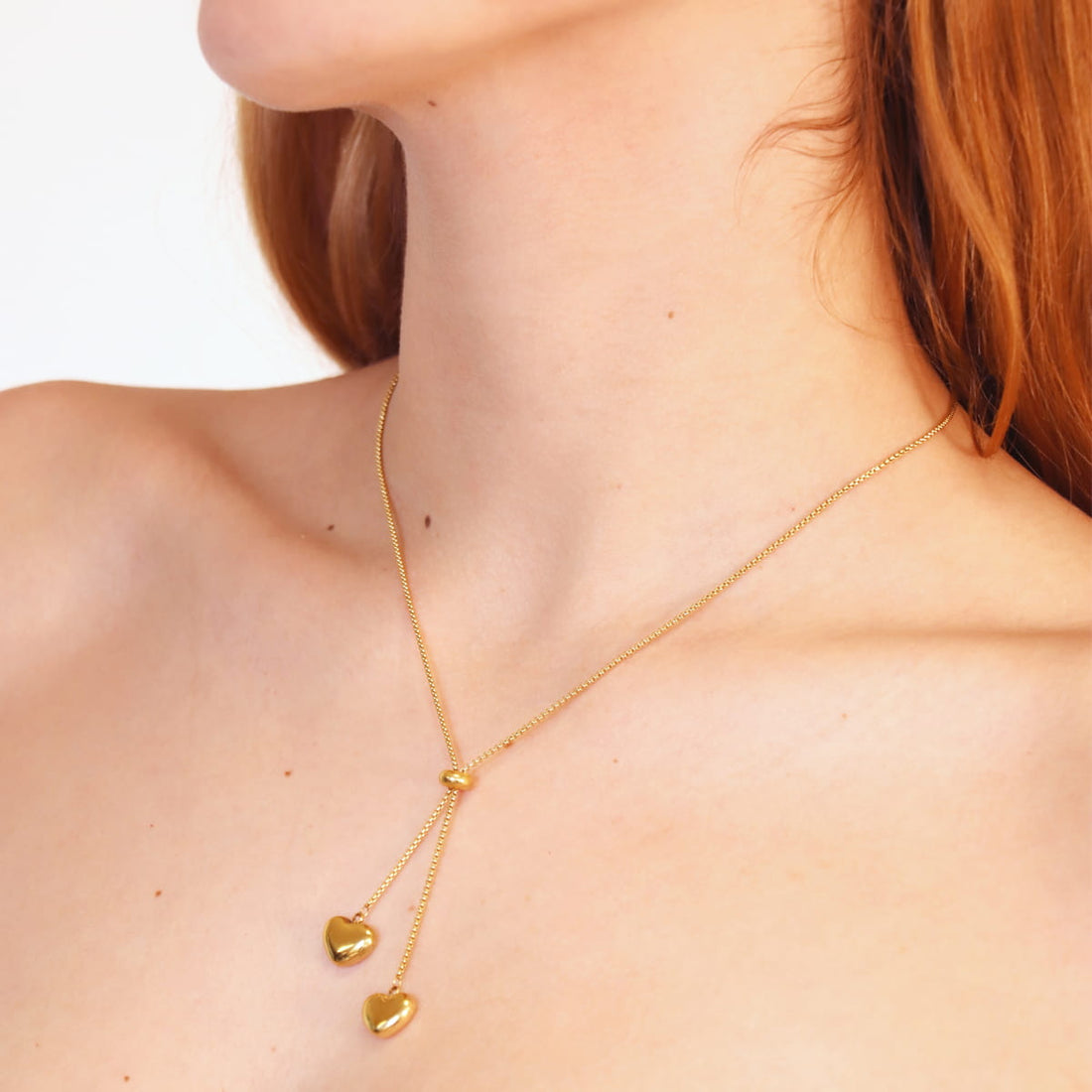 Collar Summer Essentials Heart Tie Dorado Anartxy