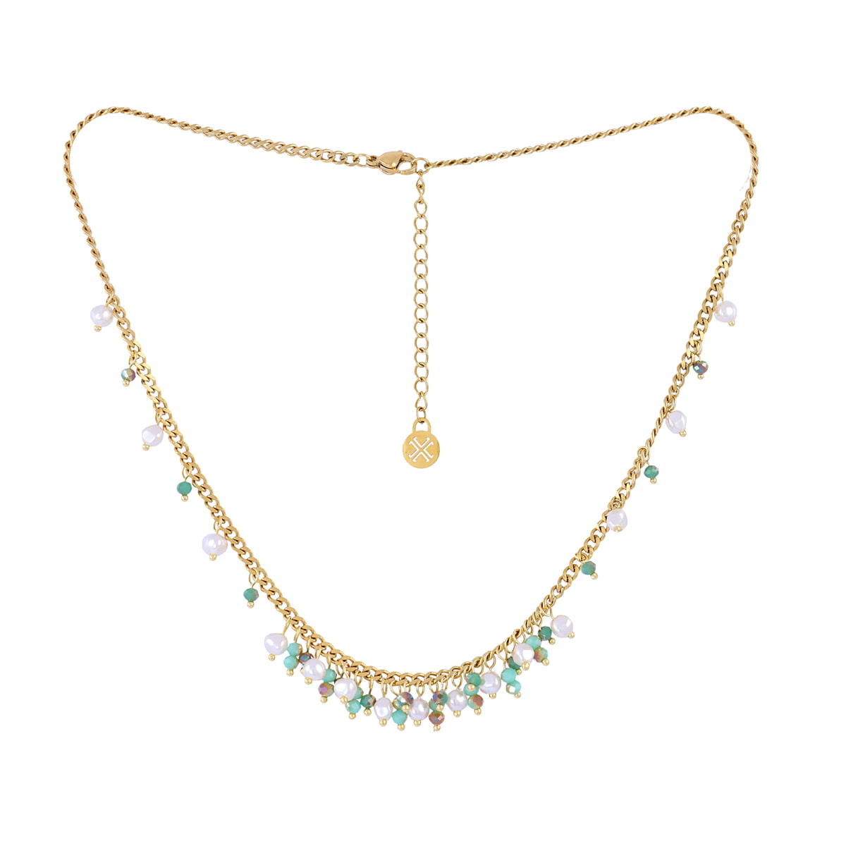 Collar Casual Celestra Turquesa Anartxy