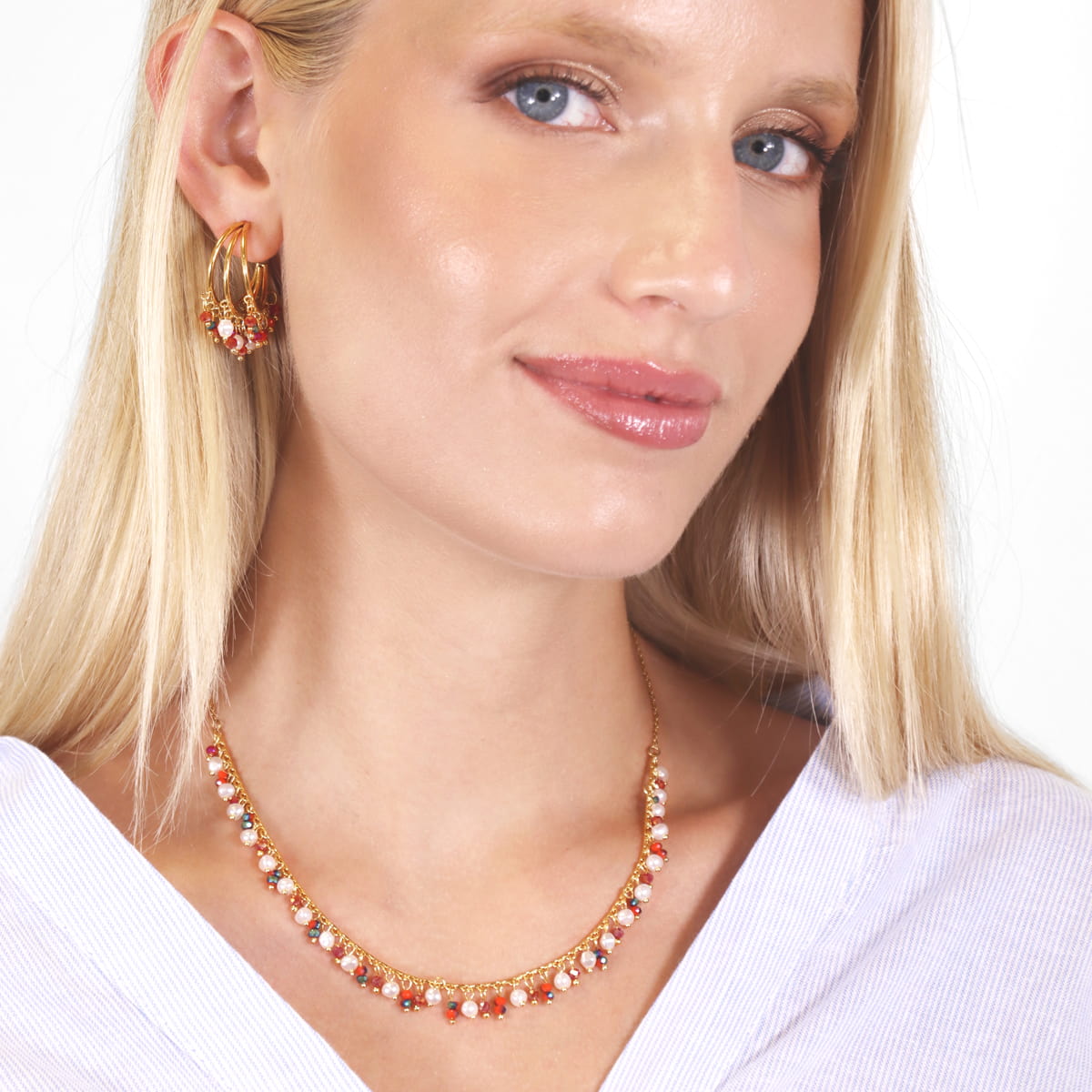Collar Casual Dewelle Rojo Anartxy