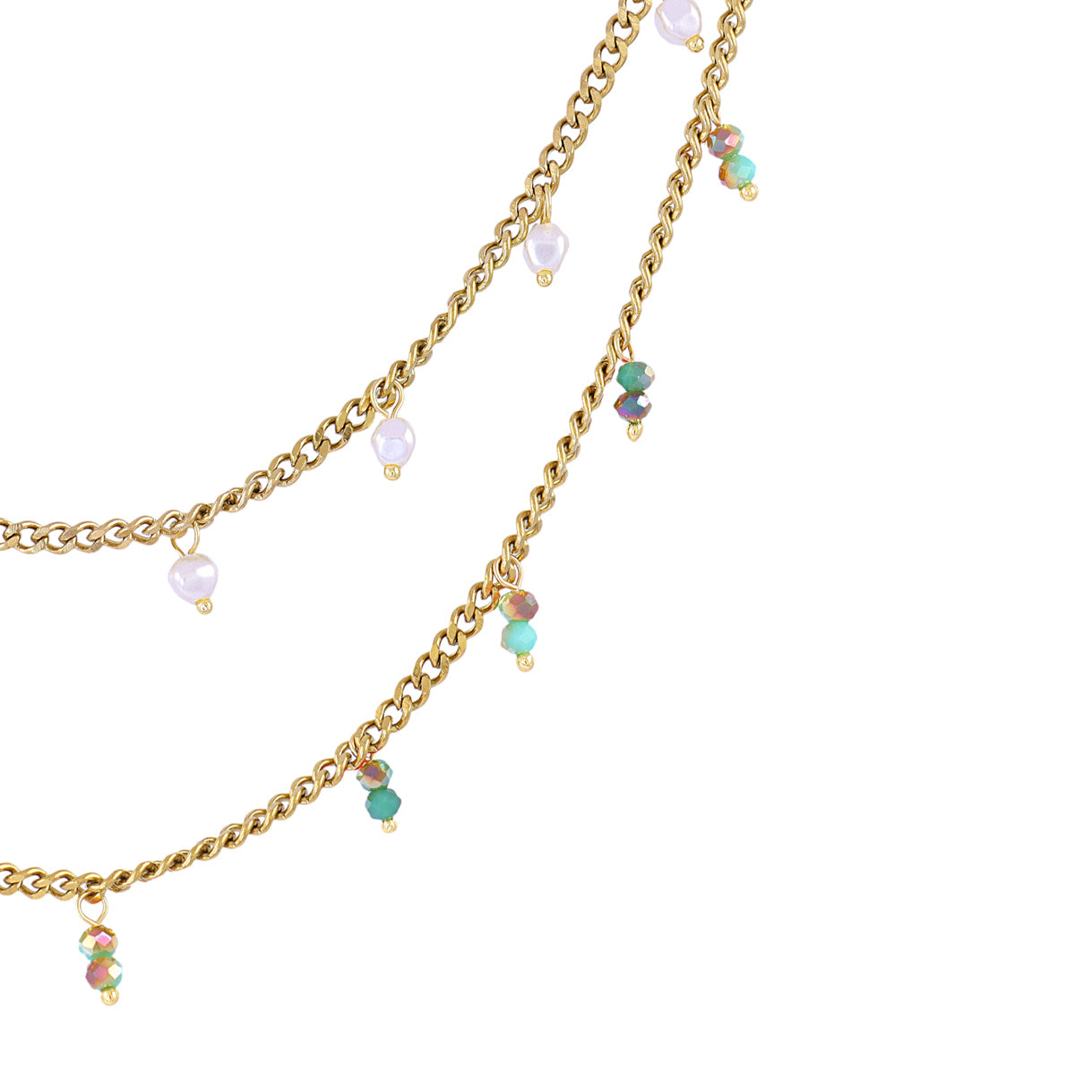 Collar Casual Zora Turquesa Anartxy