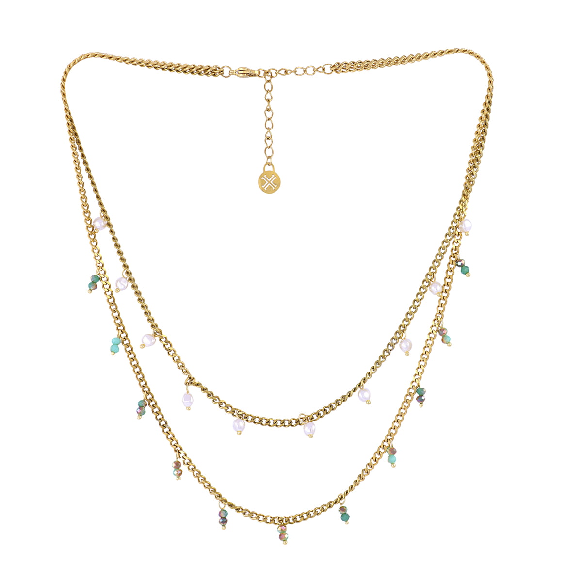 Collar Casual Zora Turquesa Anartxy