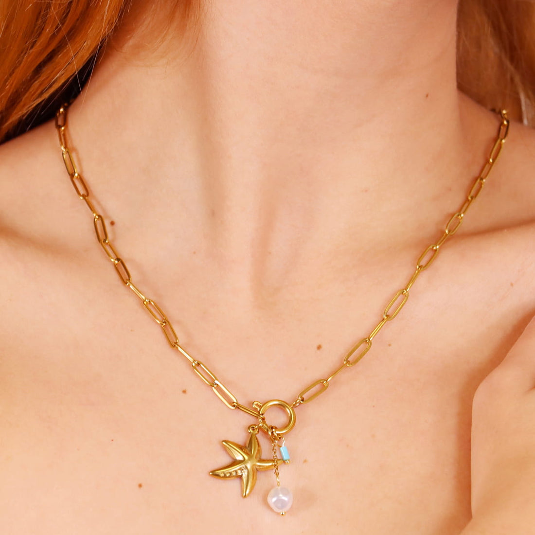 Collar Tide Spiral Dorado Anartxy