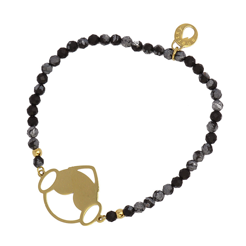 Pulsera Fallas Peineta Negro Anartxy