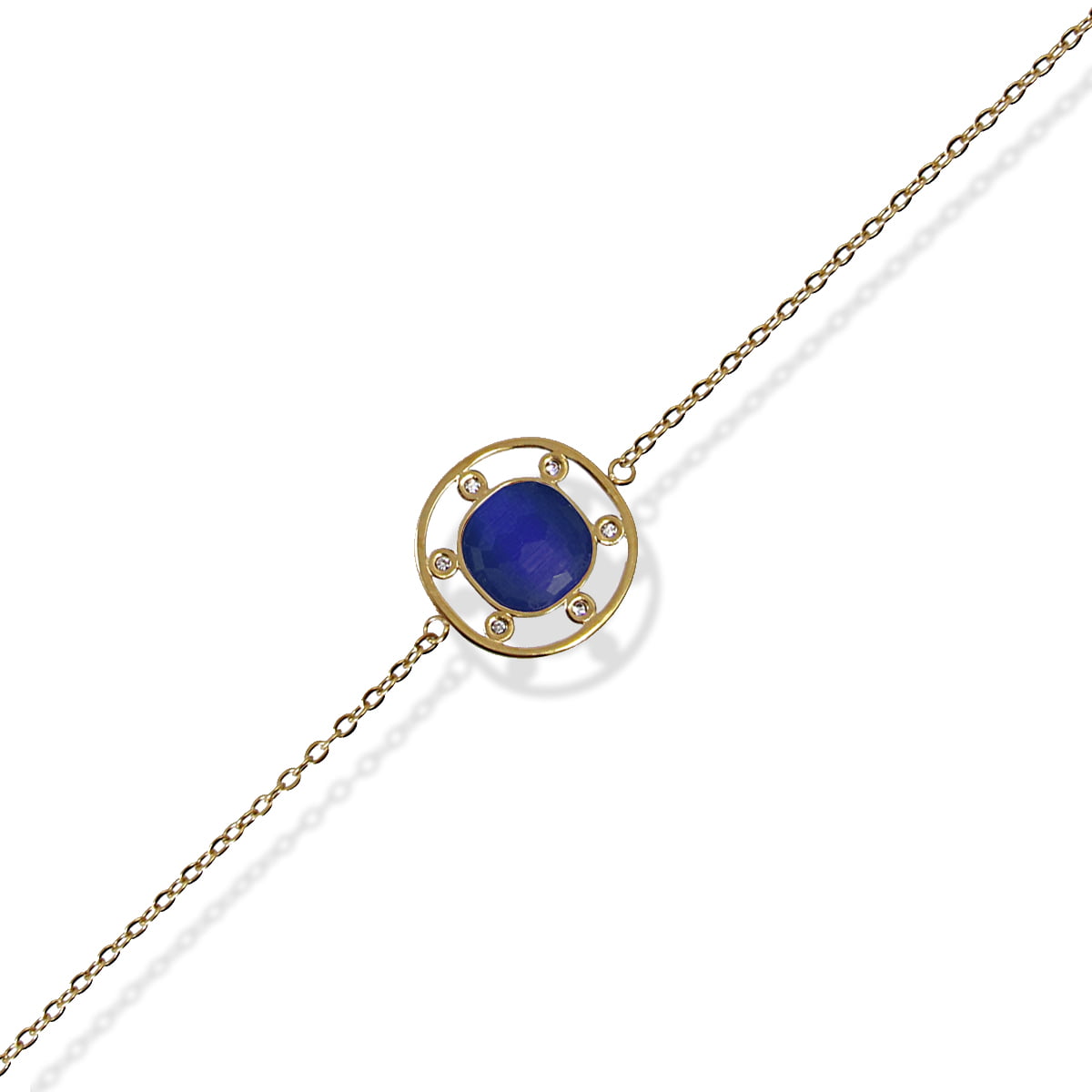 Pulsera Anturio Azul Anartxy