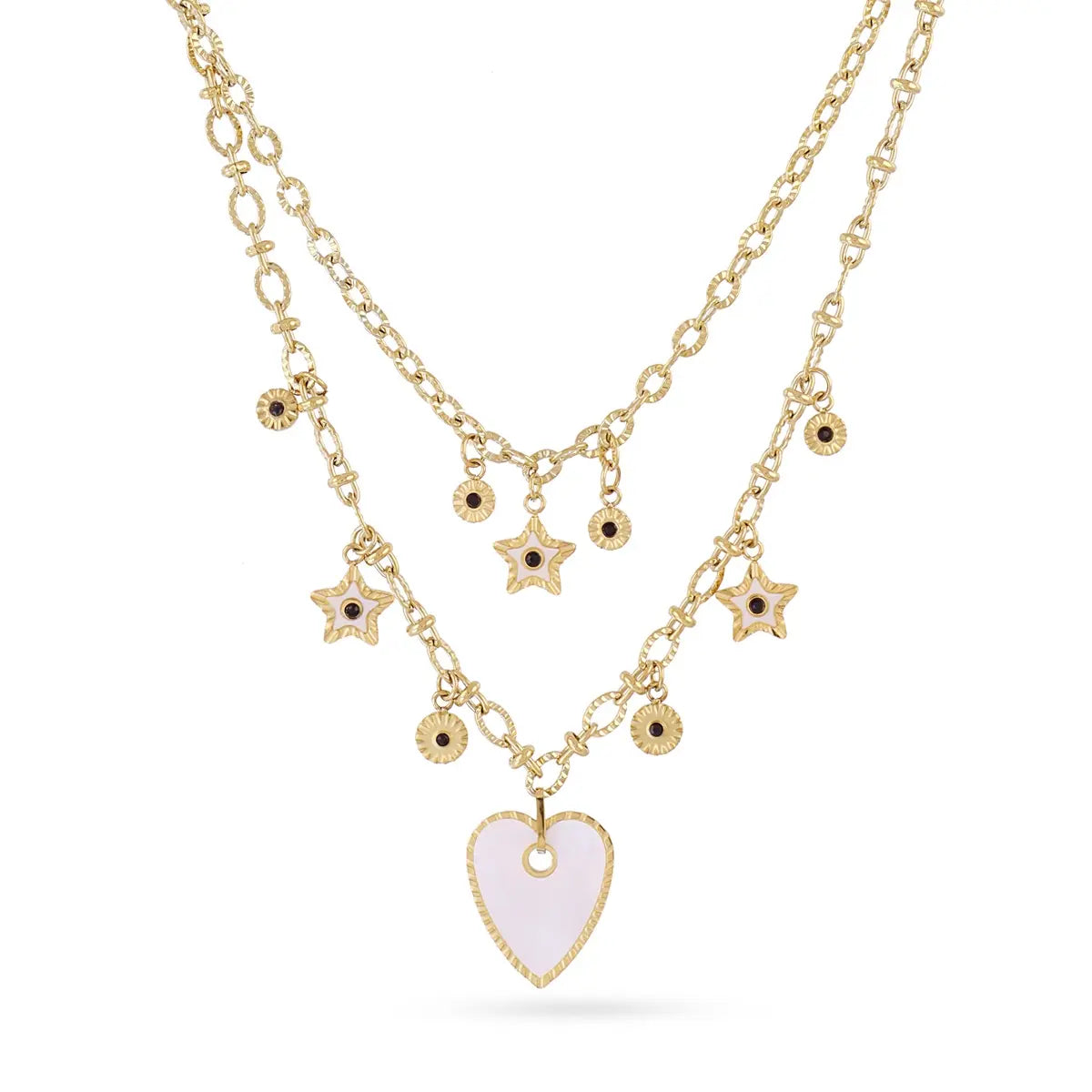 Conjunto MYSTIC, collar, pendientes y anillo Anartxy