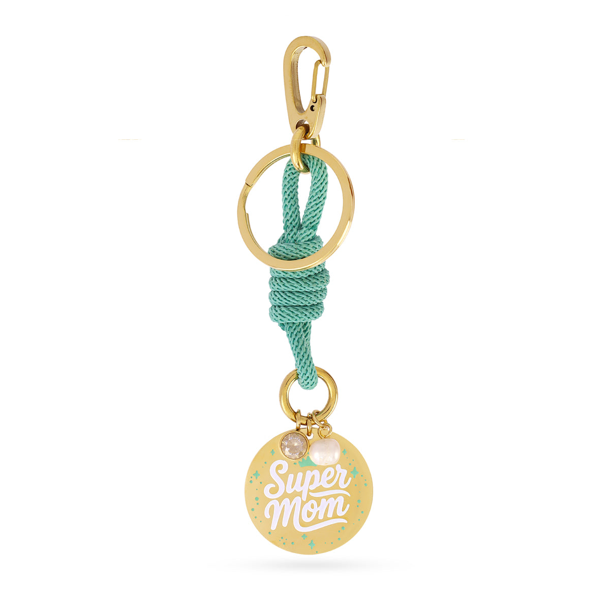 Llavero Madre Eternal B - Super Mom Dorado Anartxy