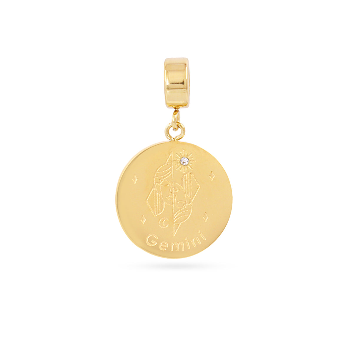Charm Zodiaco Dorado GEMINIS Anartxy