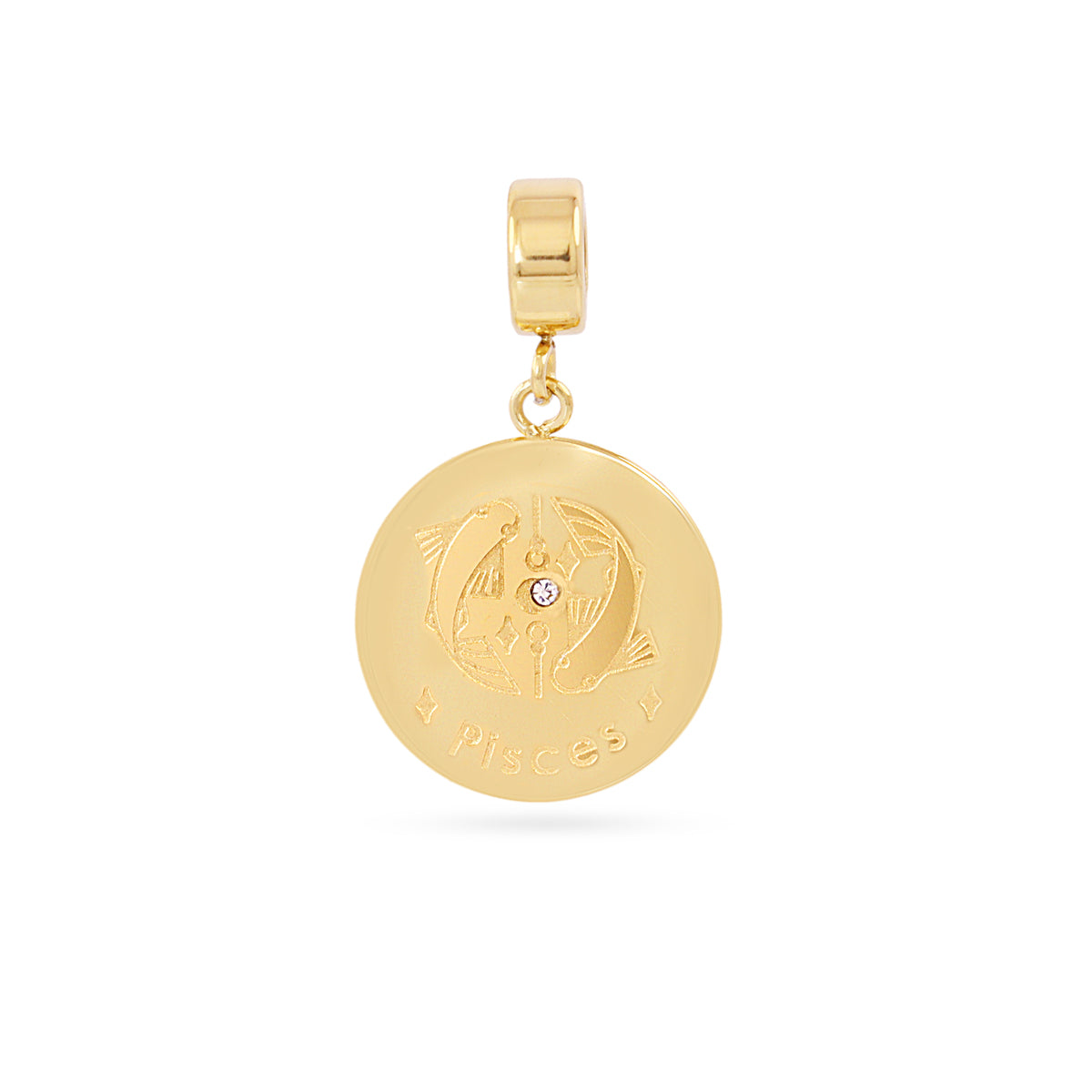 Charm Zodiaco Dorado PISCIS Anartxy