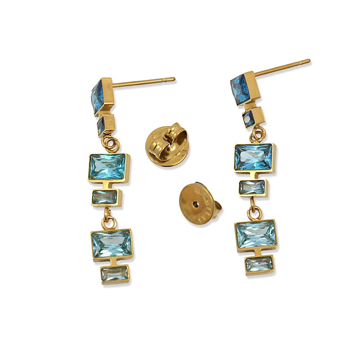 Pendientes Zaniah Azul Anartxy