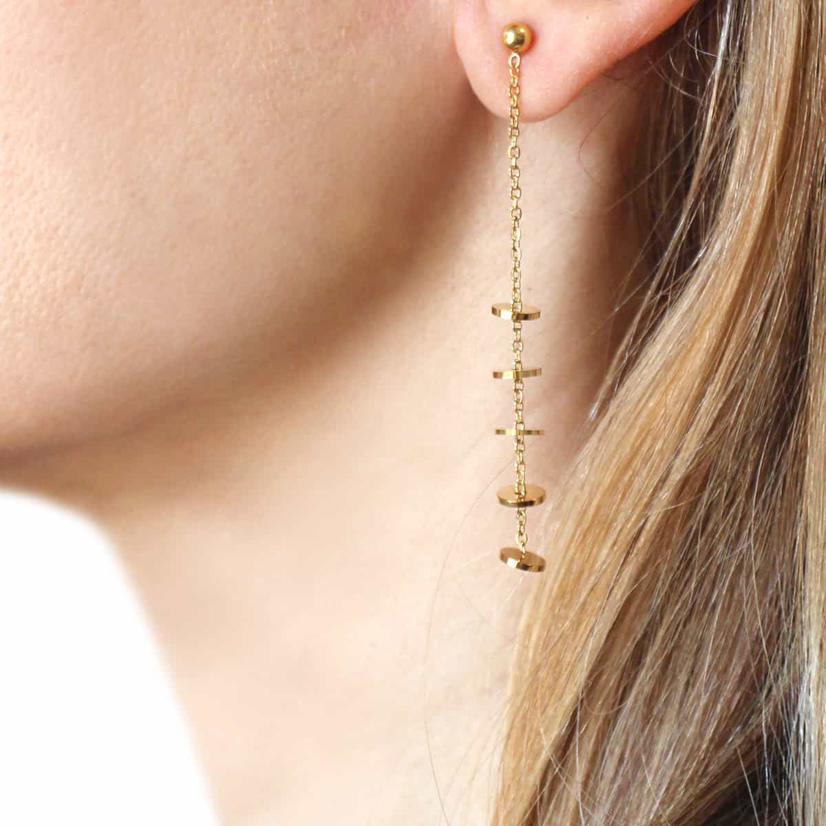 Pendientes Babette Dorado Anartxy