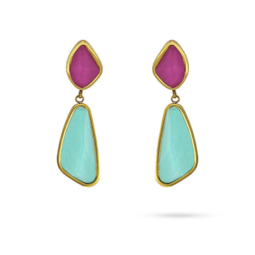 Pendientes Lila Combinado Anartxy