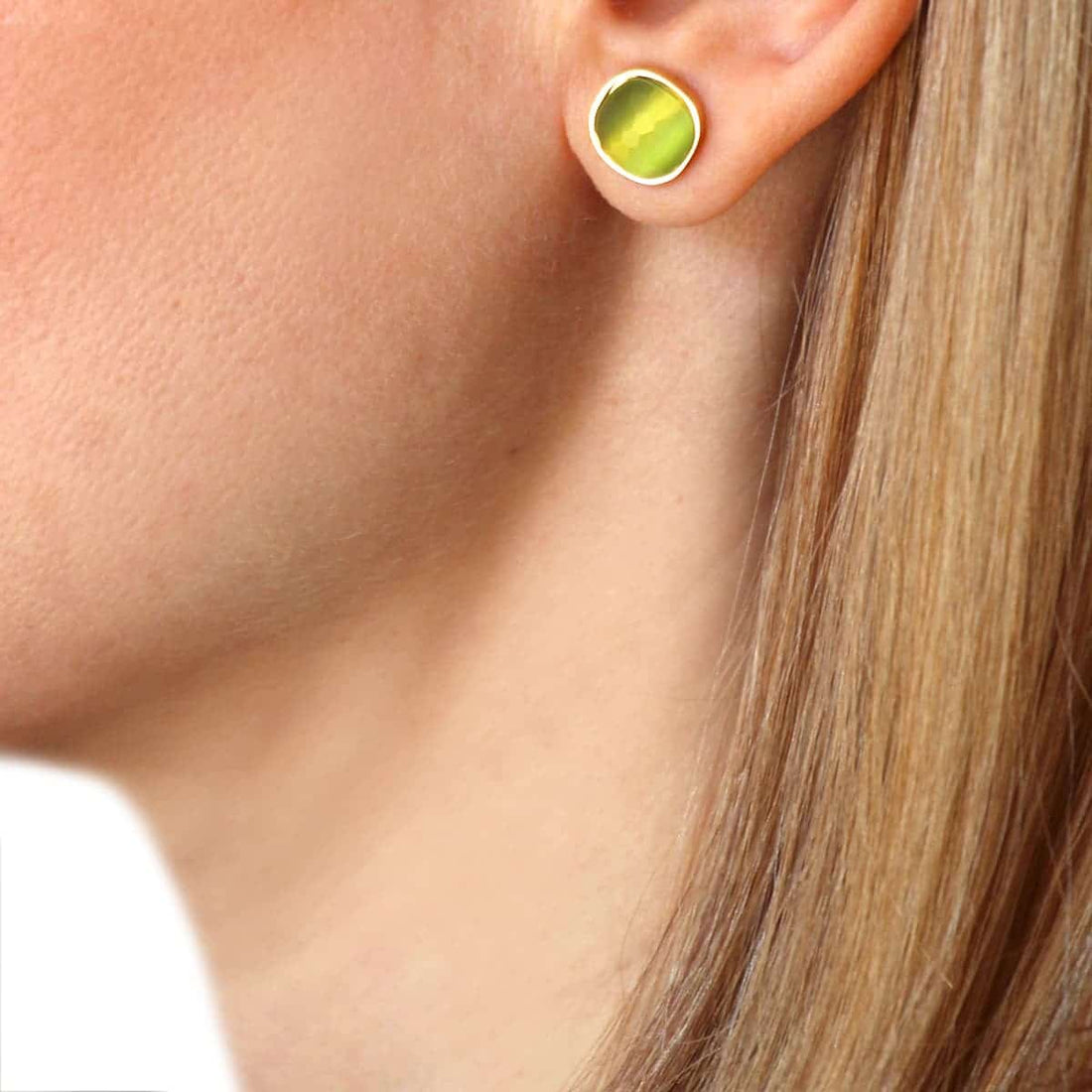 Pendientes Anémona Verde Anartxy