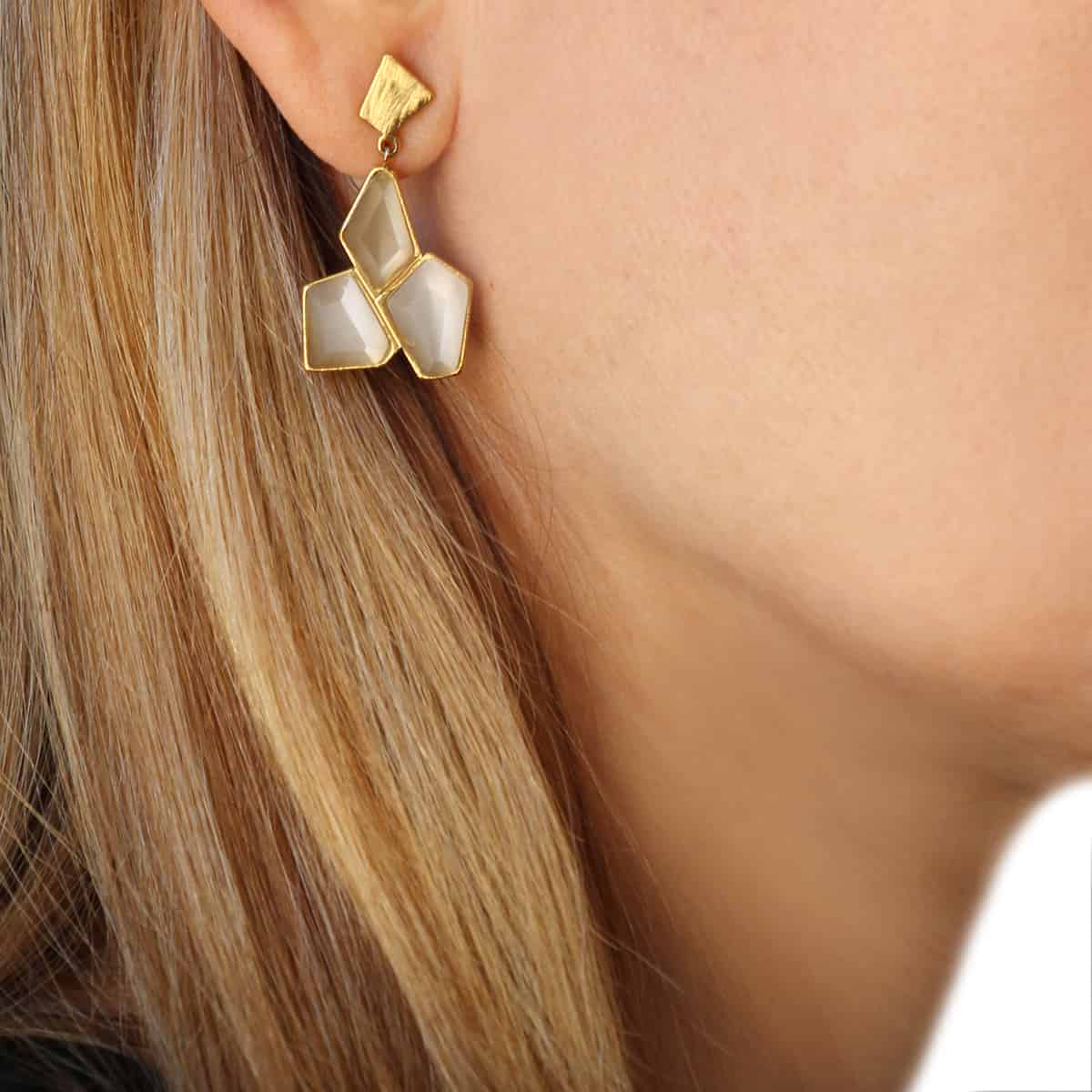 Pendientes Geranio