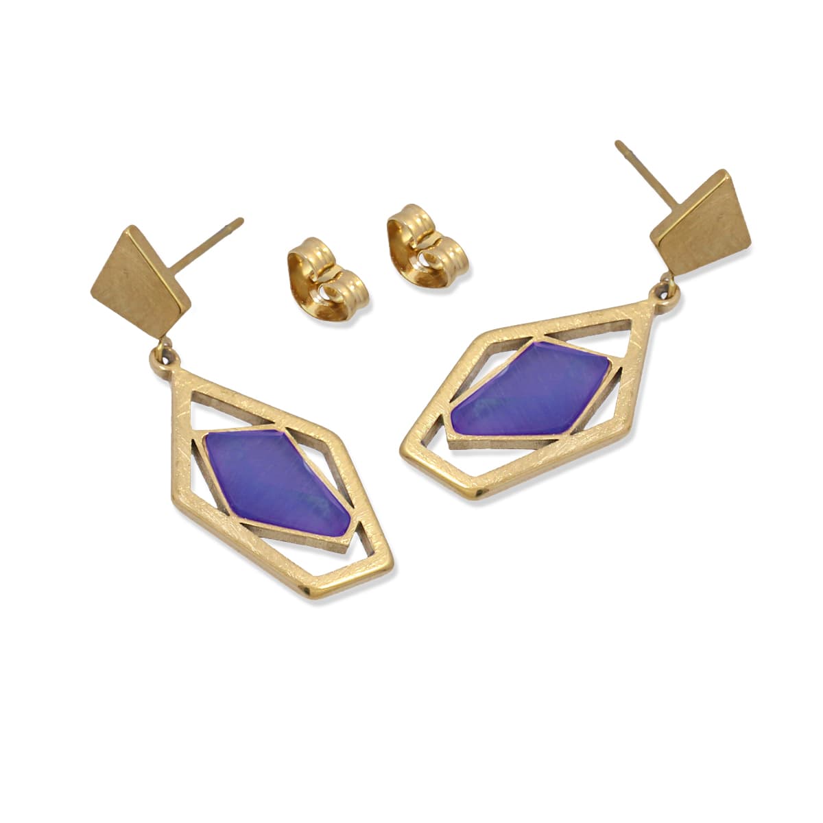 Pendientes Narciso Azul Anartxy
