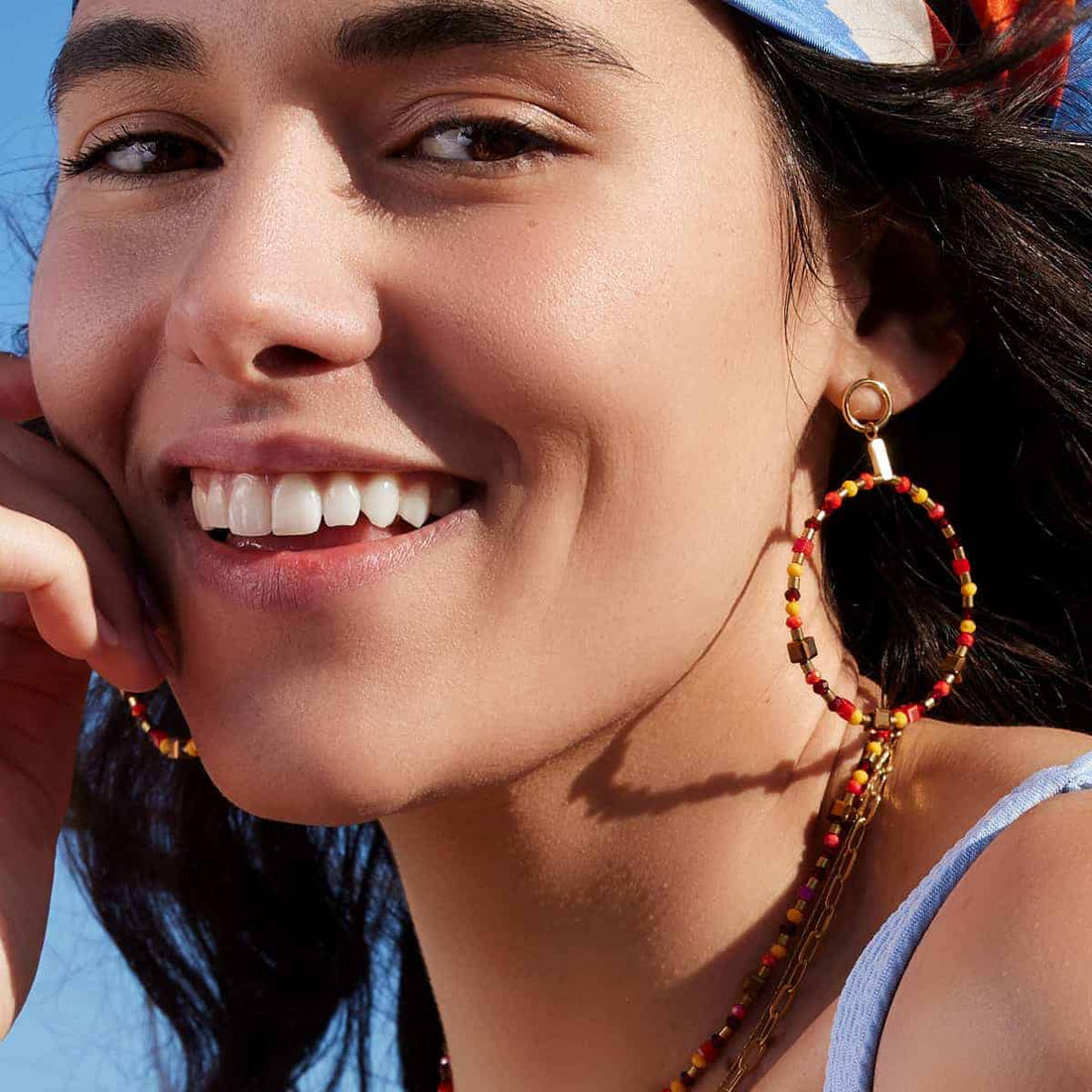 Pendientes Sevan Naranja Anartxy
