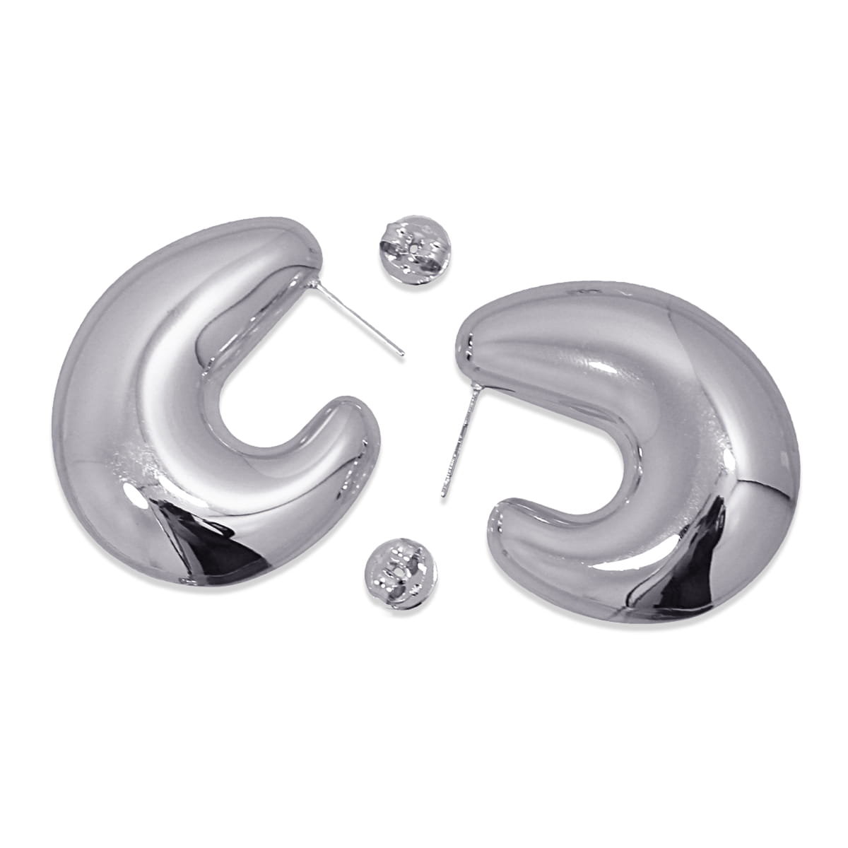 Aros Panya Plateado Anartxy