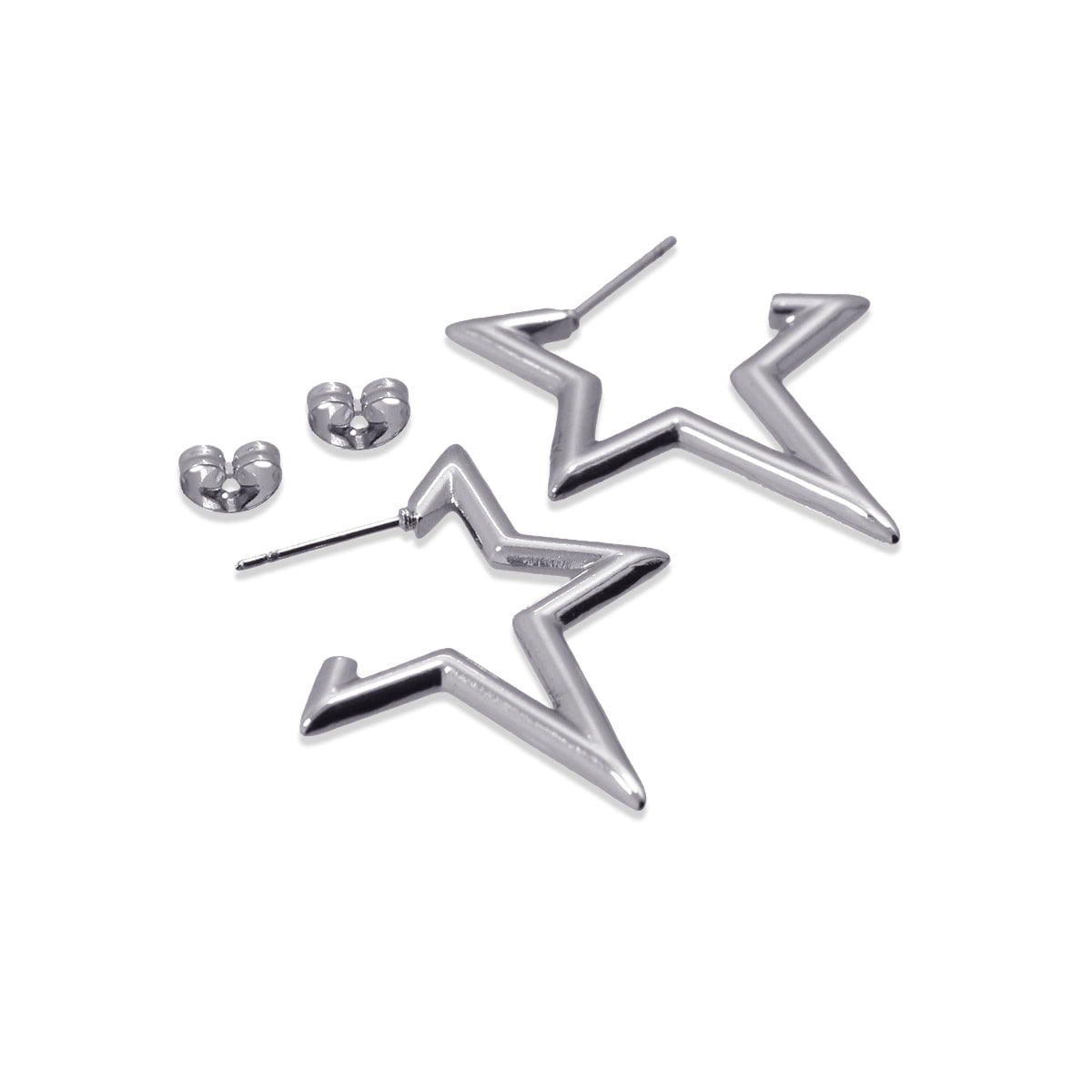 Aros Lina Plateado Anartxy