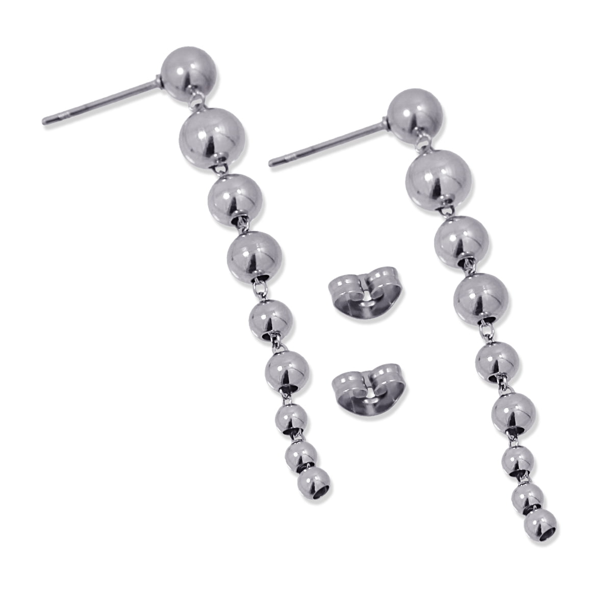 Pendientes Denisse Plateado Anartxy