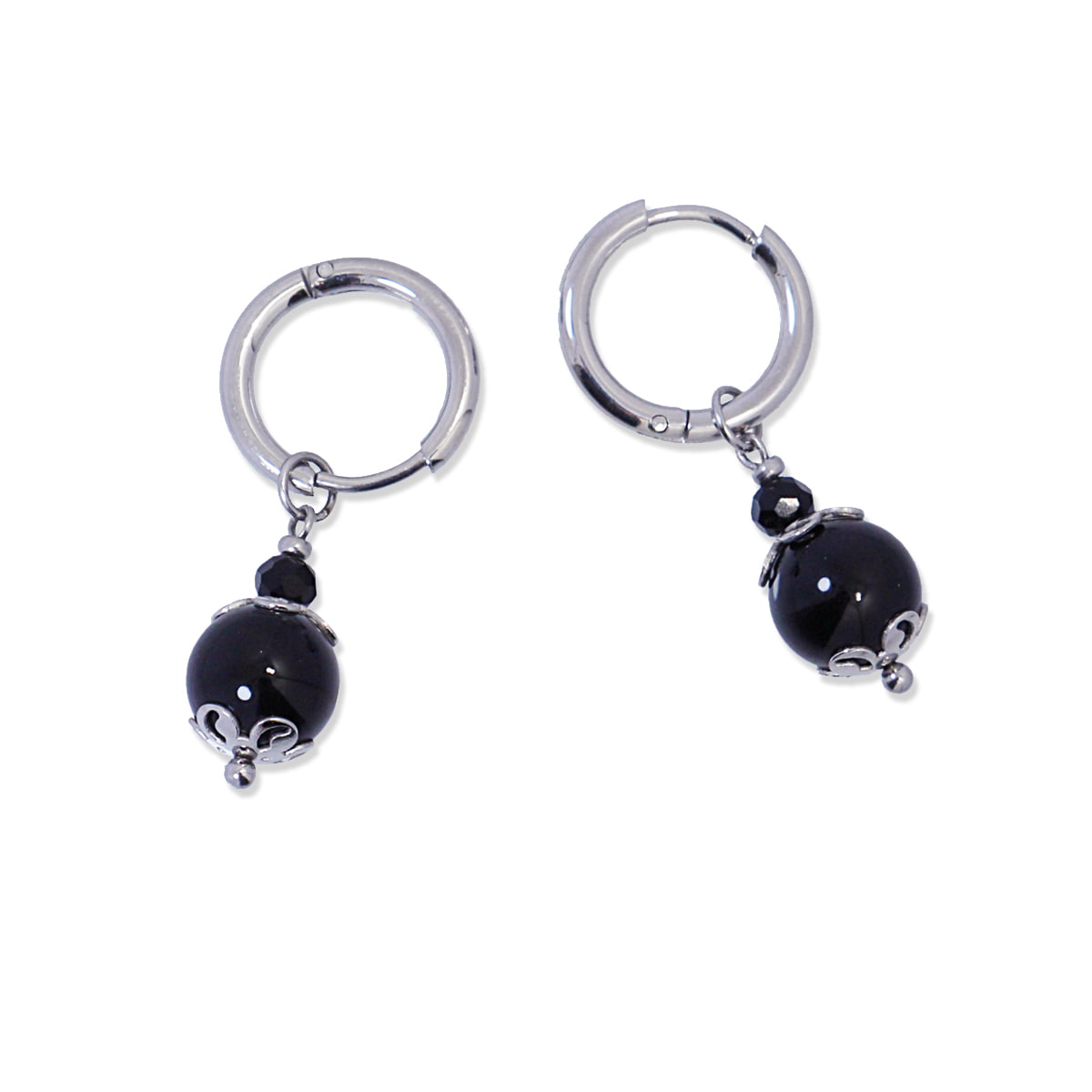 Mini aros Abeba Negro Anartxy
