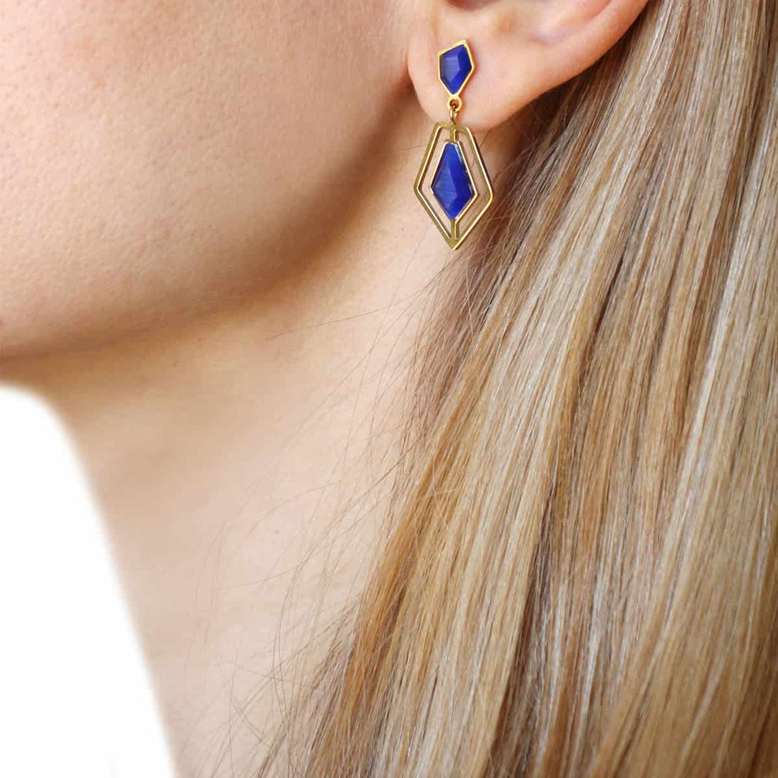 Pendientes Siempreviva Azul Anartxy
