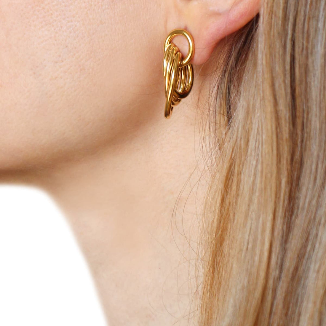 Pendientes Delmas Dorado Anartxy