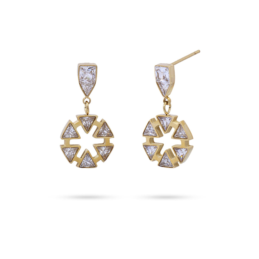 Pendientes largos Procyon Dorado Anartxy