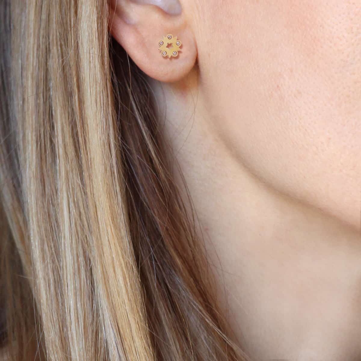 Pendientes Endor Dorado Anartxy