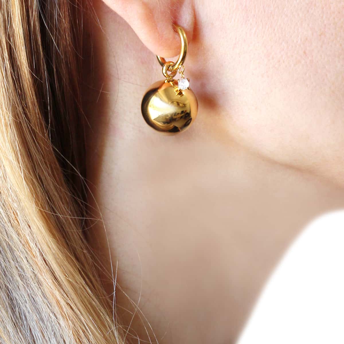 Mini aros Lilou Dorado Anartxy
