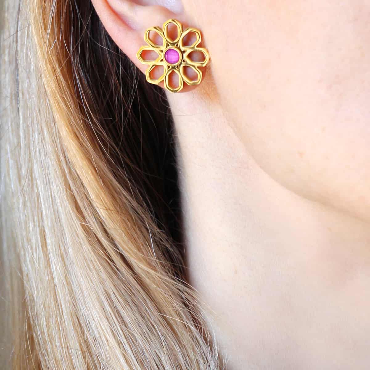 Pendientes Pitimini Rosa Anartxy