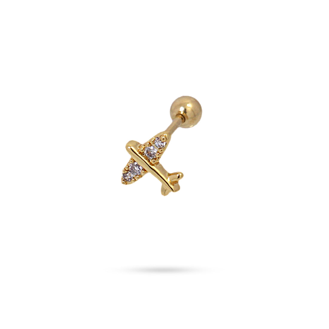 Piercing Avioneta Dorado Anartxy
