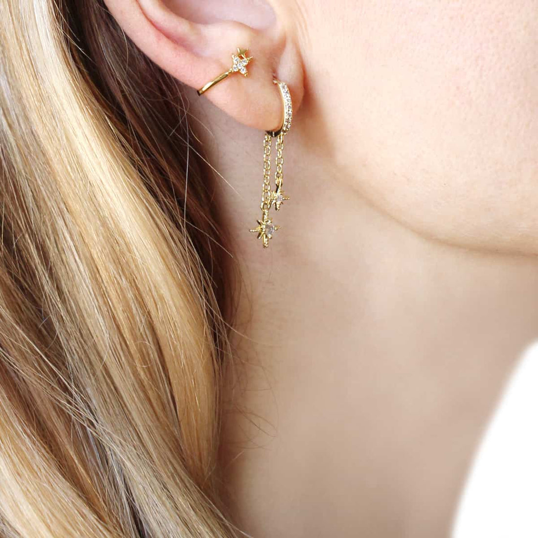 Ear cuff Sabba Dorado Anartxy
