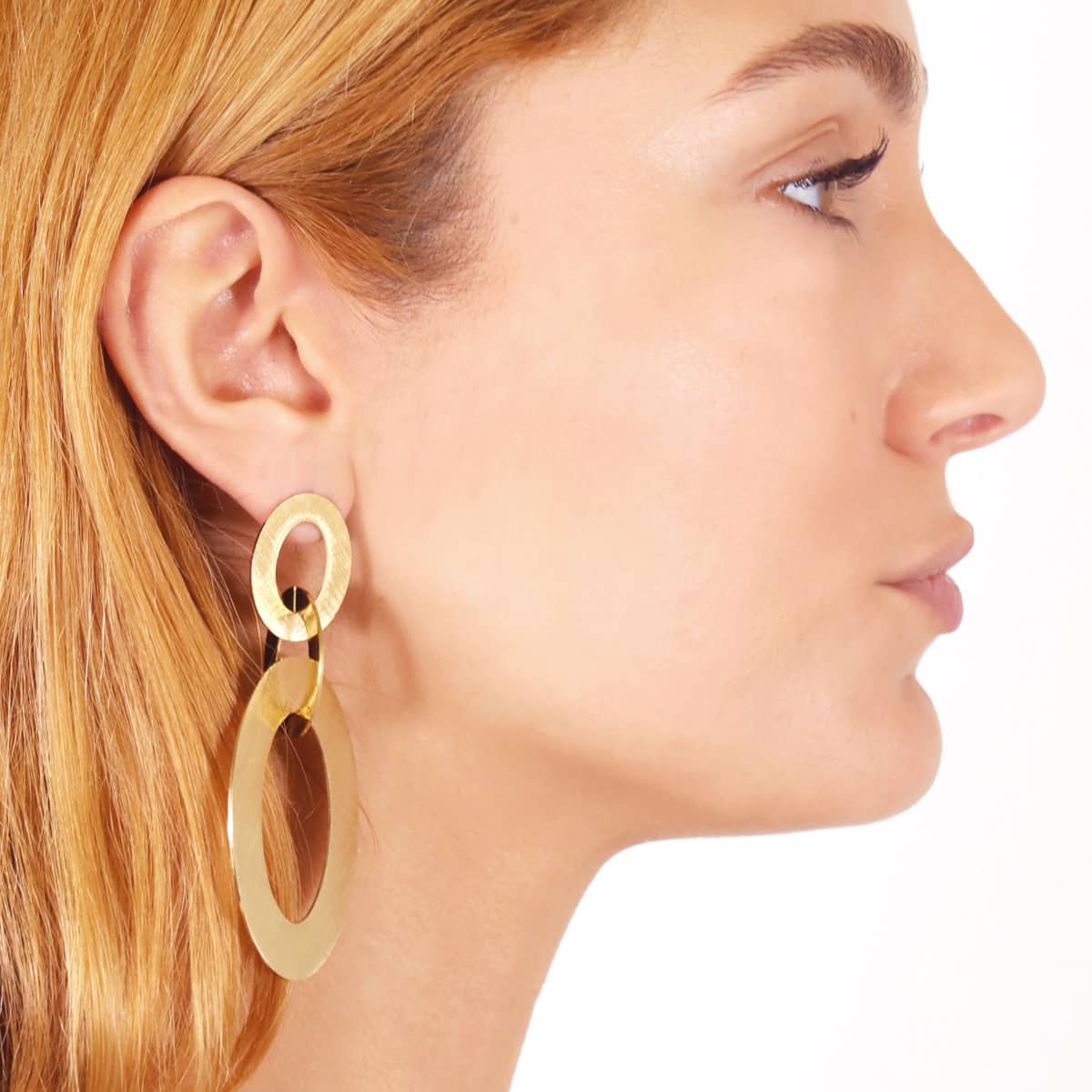 Pendientes Matt Sheen Dorado Anartxy