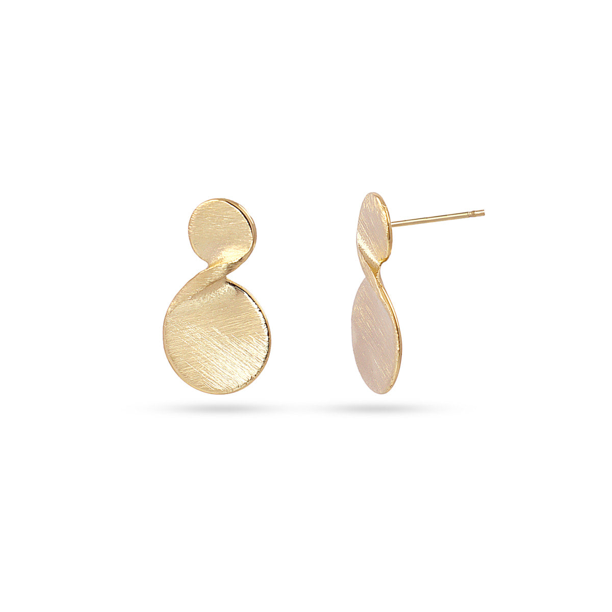 Pendientes Matt Sylune Dorado Anartxy
