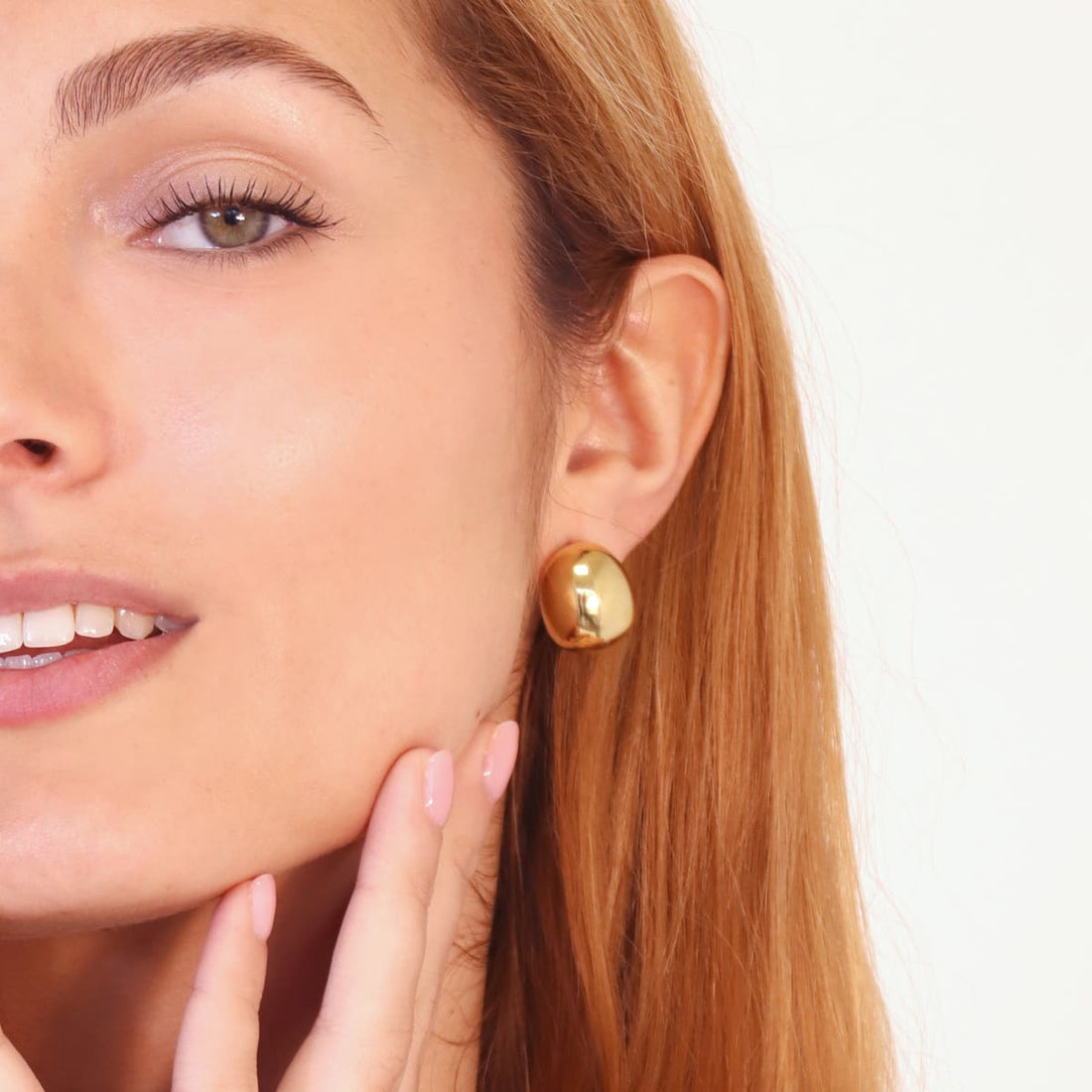 Pendientes Summer Essentials Oval Dorado Anartxy