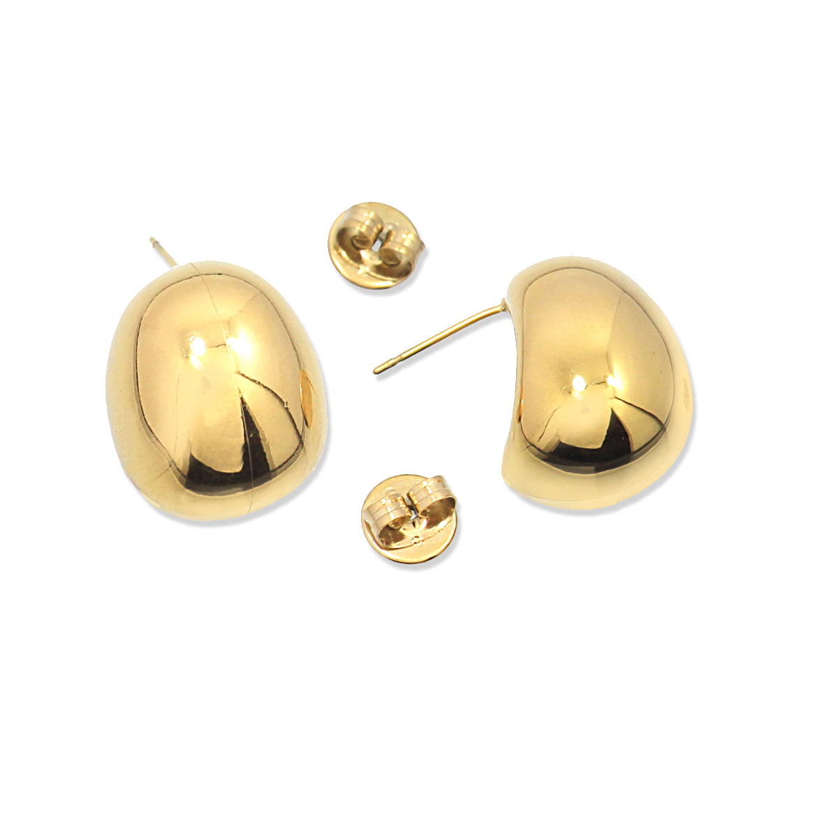 Pendientes Summer Essentials Oval Dorado Anartxy