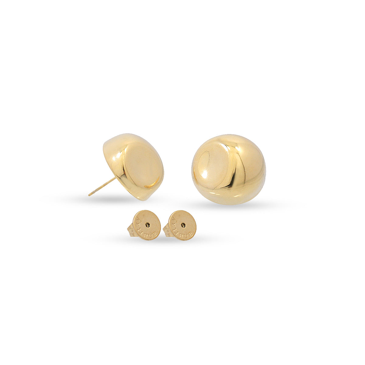 Pendientes Waves Pebble Dorado Anartxy