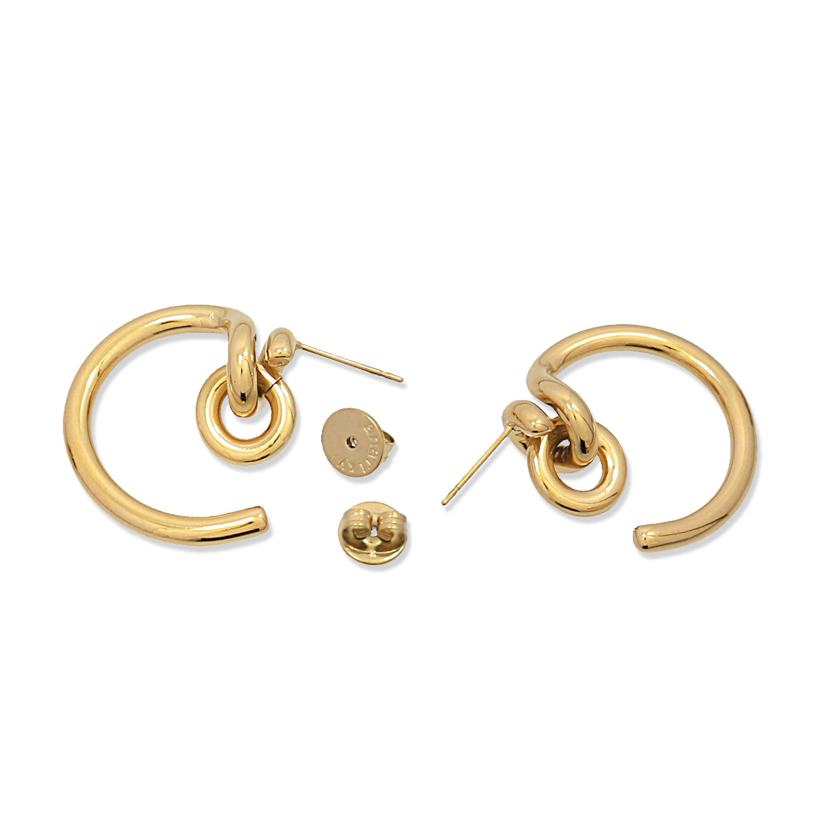 Pendientes Waves Knot Dorado Anartxy