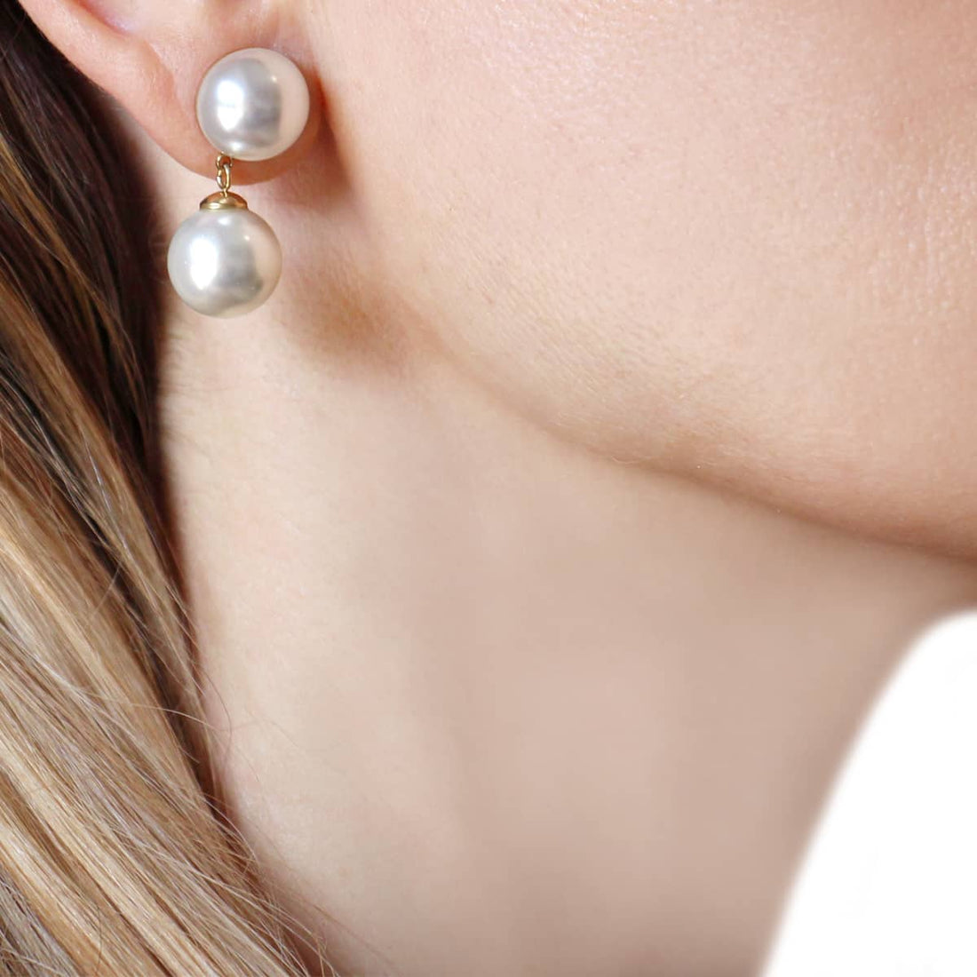 Pendientes Bluma perlas Dorado Anartxy
