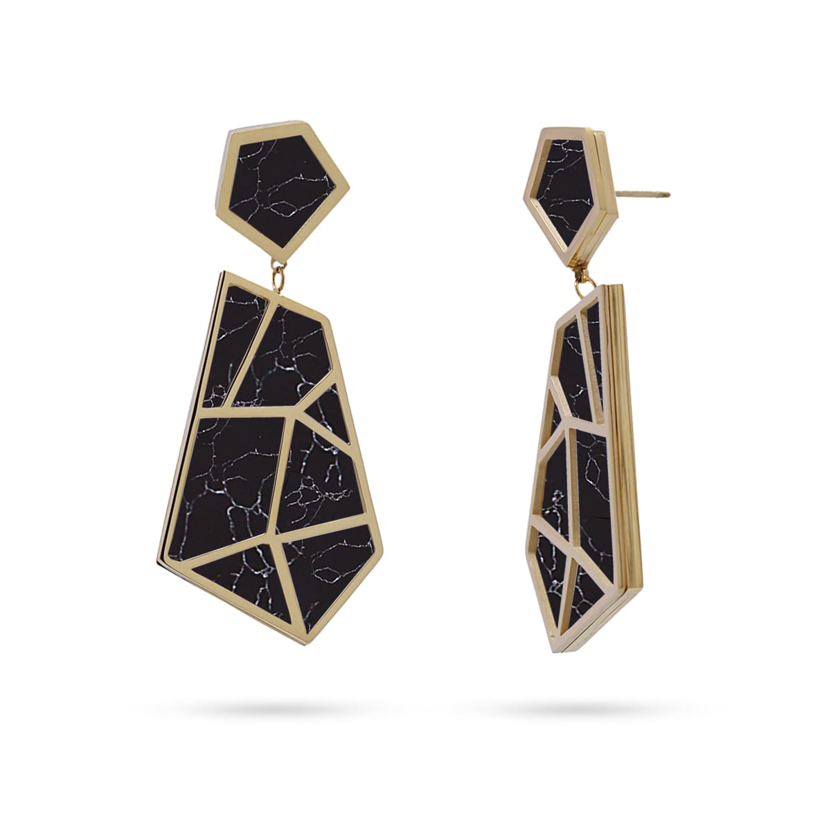 Pendientes Almaluez Negro Anartxy