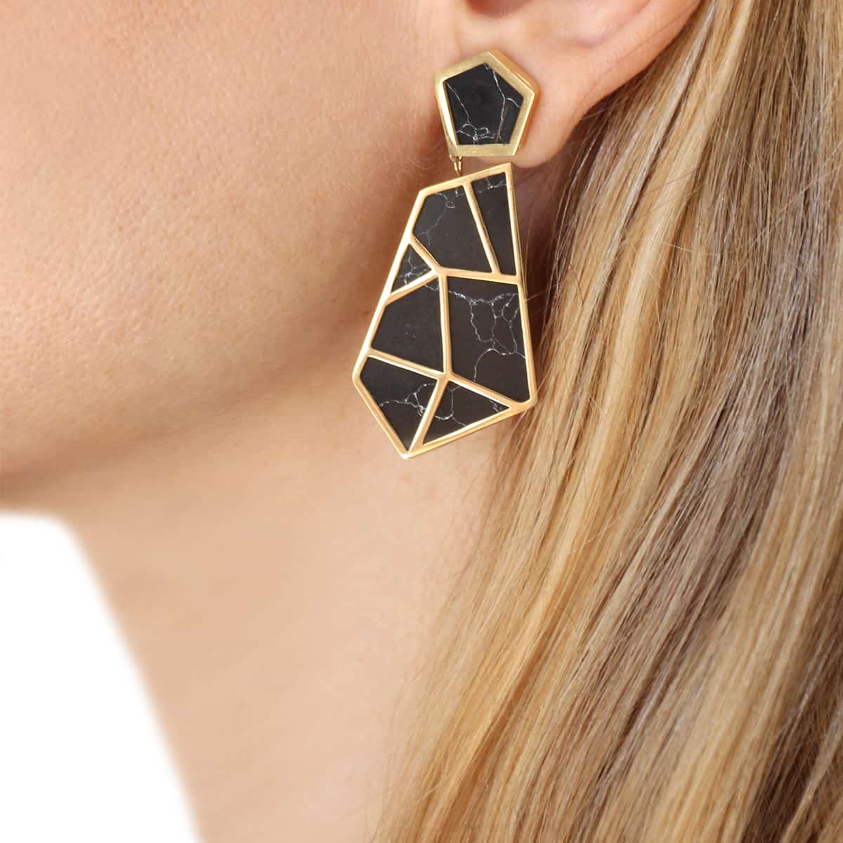 Pendientes Almaluez Negro Anartxy