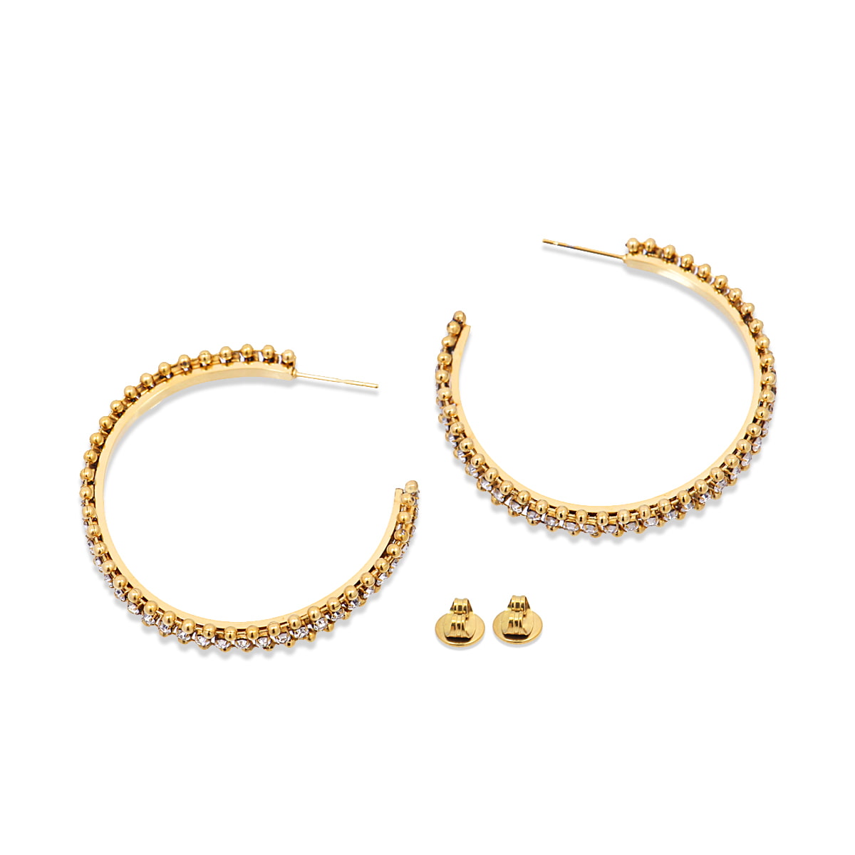Summer Essentials Sparkling Hoops Earrings