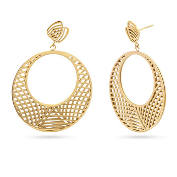 Pendientes Oasis Desert Dorado Anartxy