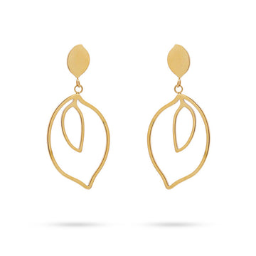 Pendientes Lemons Limonella Dorado Anartxy