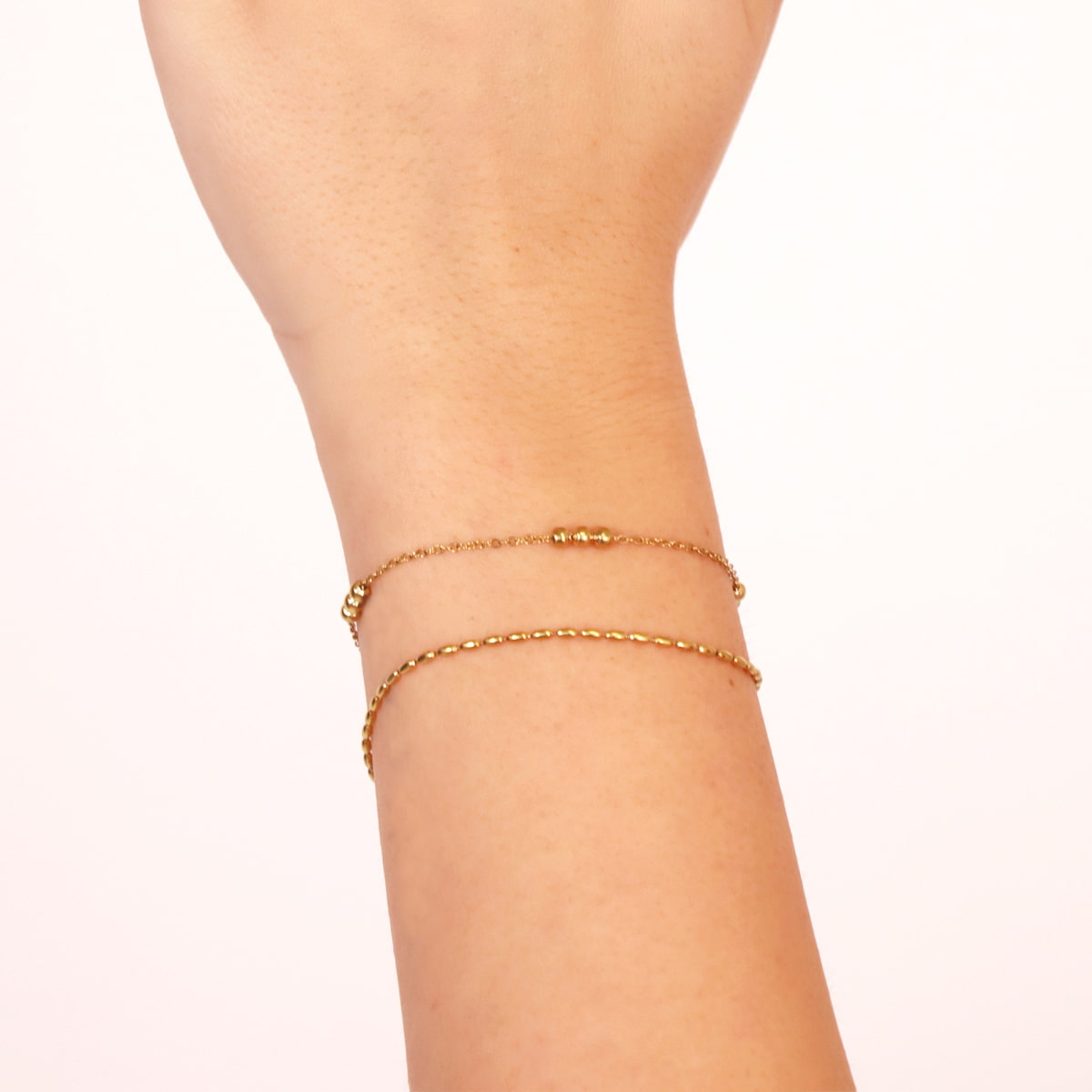 Pulsera Summer Essentials Mini Seeds Dorado Anartxy