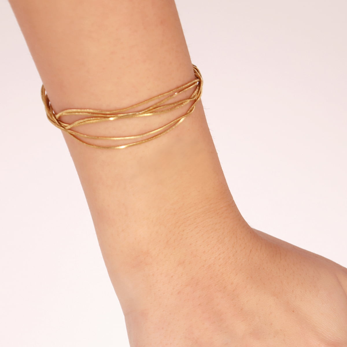 Pulsera Summer Essentials Strings Dorado Anartxy