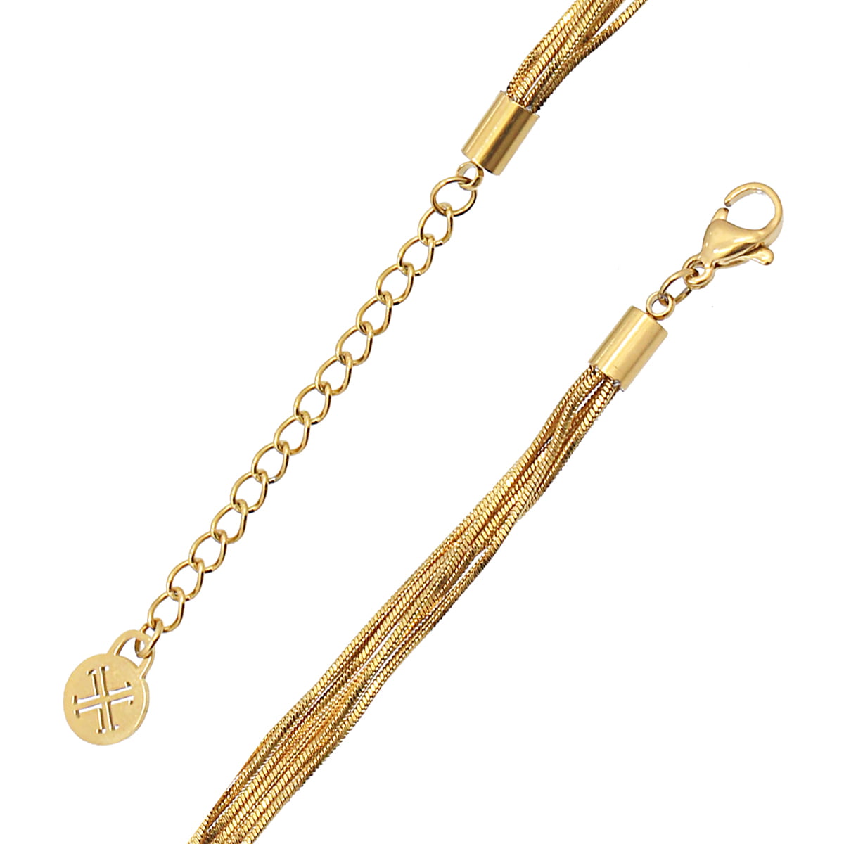 Pulsera Summer Essentials Strings Dorado Anartxy